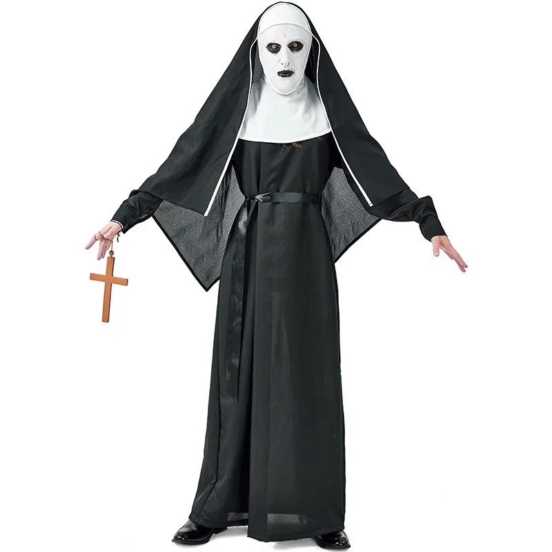 Halloween Revelry Horror Convent Ghost Nun Demon Nun Male Cross-dressing Movie Role Play