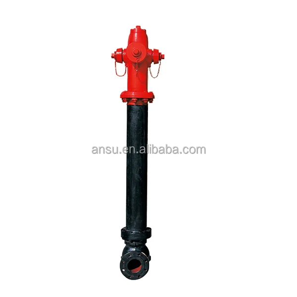 ANSU 3 Ways 4'' Cast Iron Fire Hydrant DN100 Fire Fighting Water Portable Type