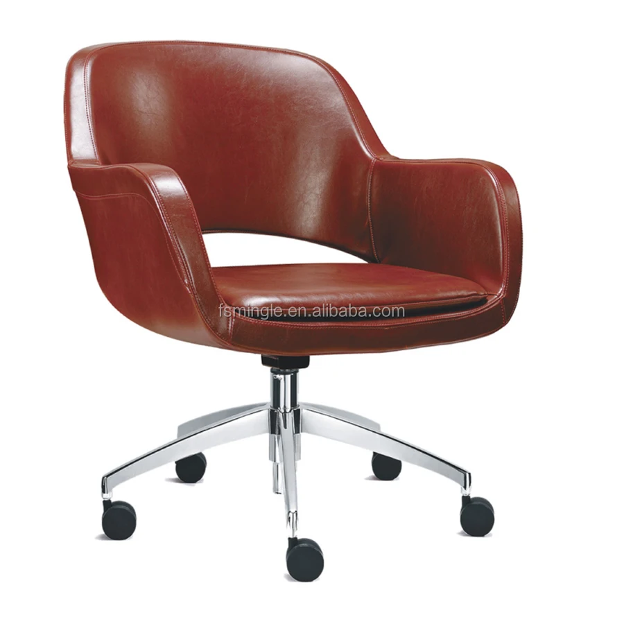 Искусственная кожа подлокотник вращающееся кресло стул отдыха с подвижными