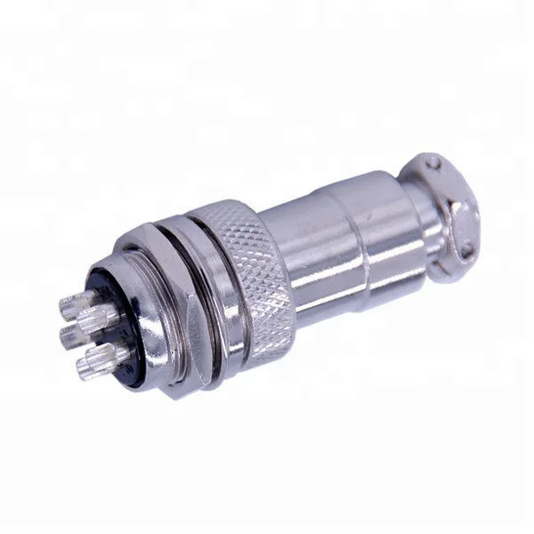 GX20-5P 5 Pin Male Chassis Mount Socket Aviation Connector