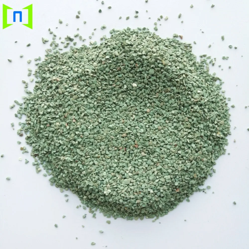 Зеленый Натуральный цеолитный клиноптилит, поставщик песочника цеолита
