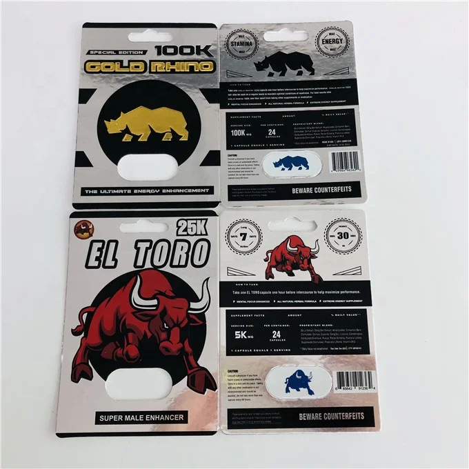 l Hap Sıcak Damgalama,El Toro 25 K Kağıt Kartları,Altın Rhino 100 K Kaps&am...