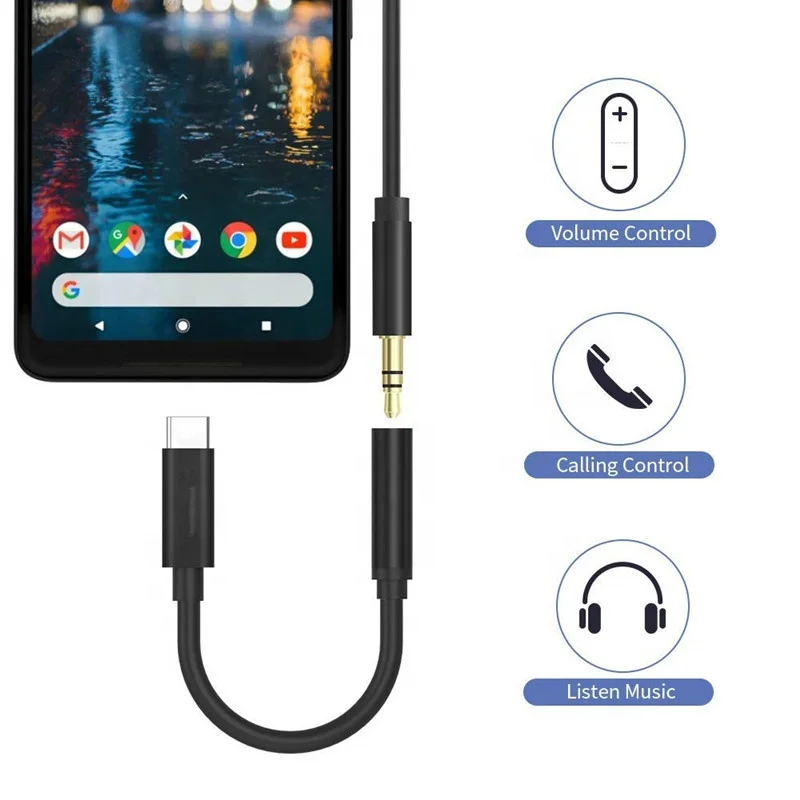 Alibaba Оптовая продажа цифровой DAC аудио кабель высокого разрешения чип USB-C Тип c до 3,5 мм адаптер для ипэур pro Google Pixel