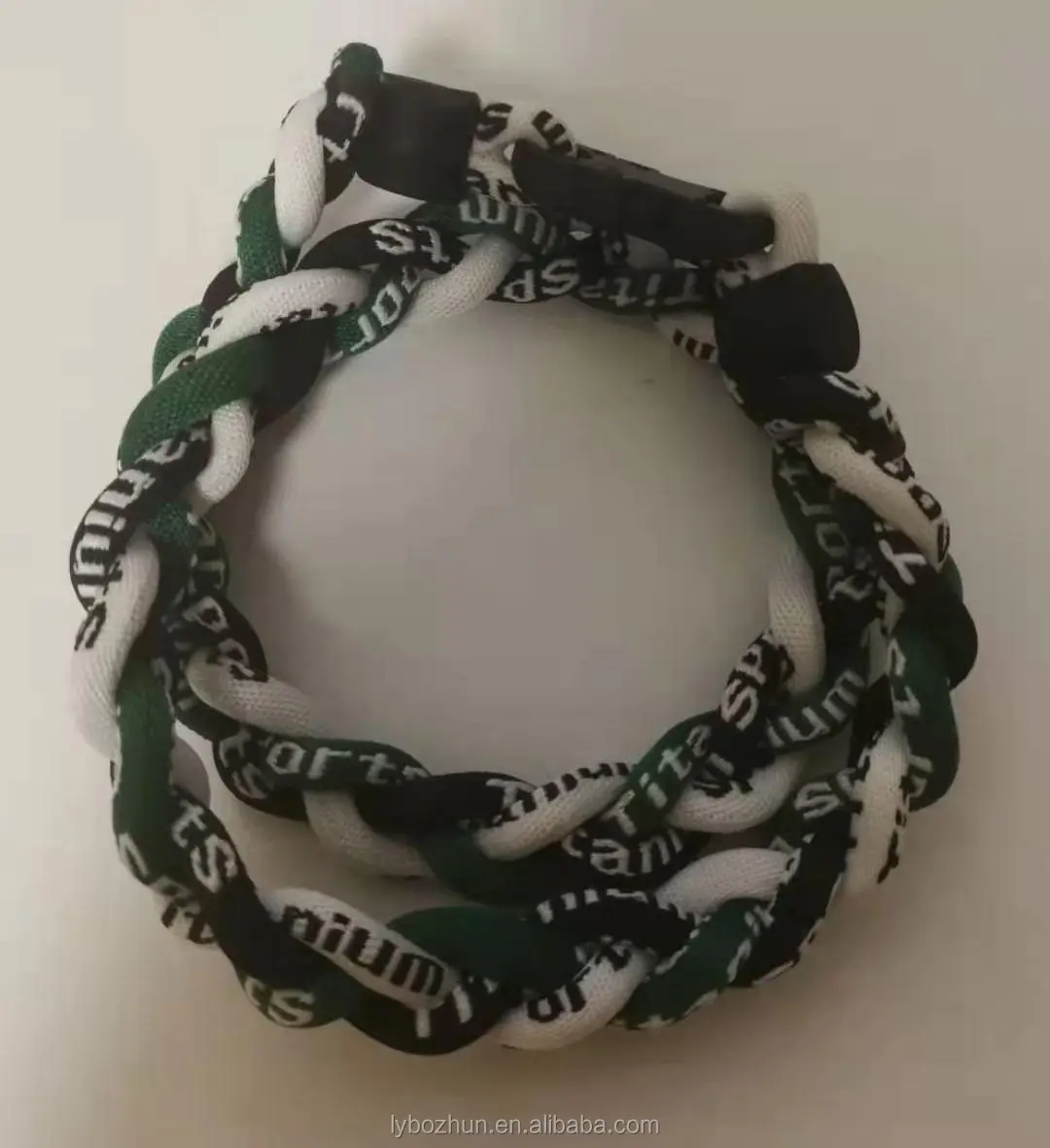 
Ожерелье из титановой плетеной веревки, ожерелье из 3 веревок «Торнадо» для спорта, футбола, бейсбола, торнадо Power Energy 