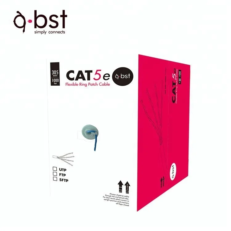 Сетевой кабель 305 м по низкой цене от китайского производителя, кабель Ftp cat5 cat5e
