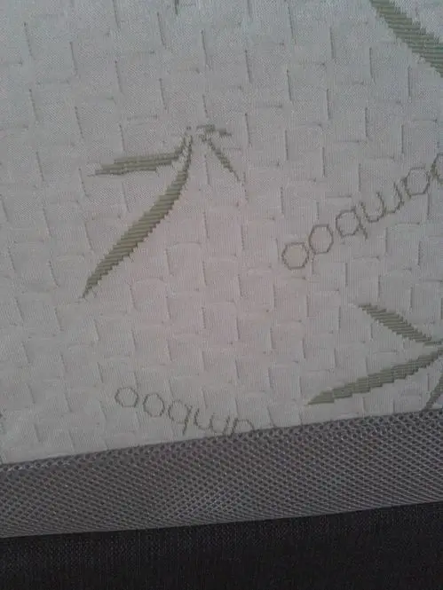 Memory Foam Mattress Topper with Removable Zippered Bamboo Cover