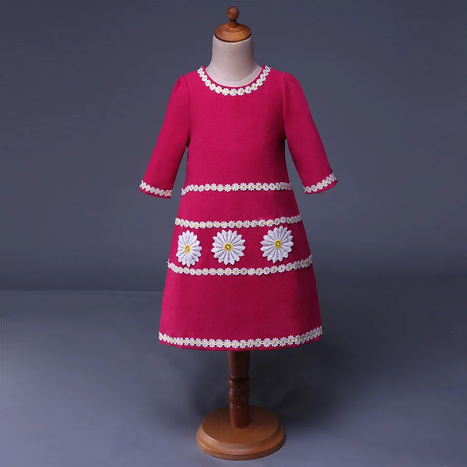 Flower Round Collar Girls Frock Beautiful Patterns Rose Long One Piece Dress Buy Long One Piece Dress Children Long Frocks Designs Casual Dresses Product On Alibaba Com