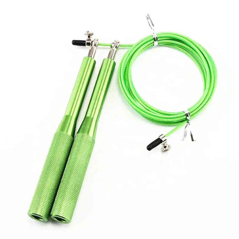 Высококачественная алюминиевая ручка скоростная Скакалка для фитнеса регулируемые скакалки