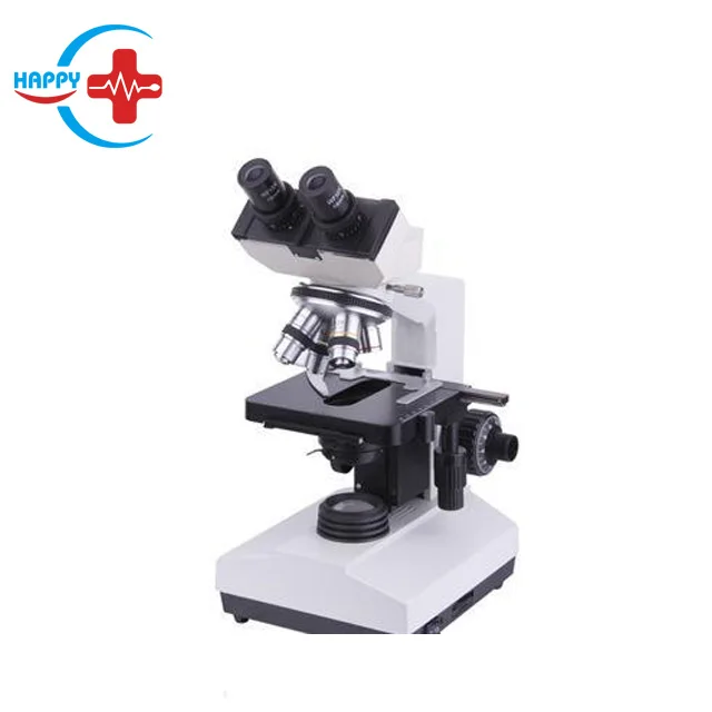 Hcb078 Medical Laboratory Binocular Microscope Biological Microscope 4x 10x 40x Basic