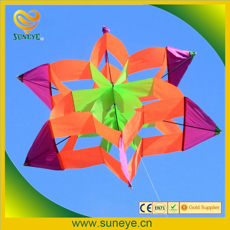 3D Colorful Flower Delta Kite Single Line Outdoor Fun sport Kids Toy Easy Fly