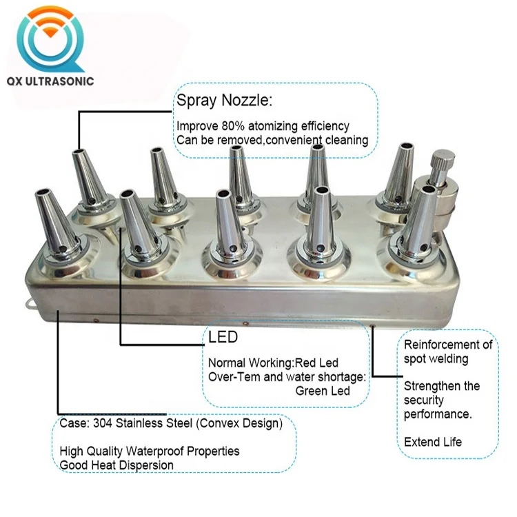 Wholesale 10 tête brumisateur pour atomisation à ultrasons brouillard  Machine désinfection atomiseur équipement de stérilisation à ultrasons From  m.alibaba.com