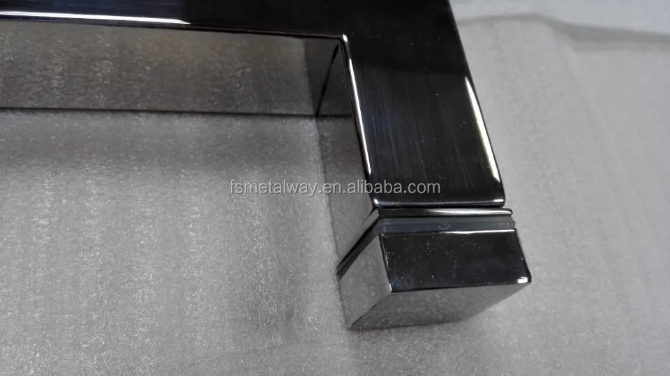 Manija Autoadhesiva Para Puertas De Vidrio - Moderna, En Aluminio, Disponible En 200mm O 400mm