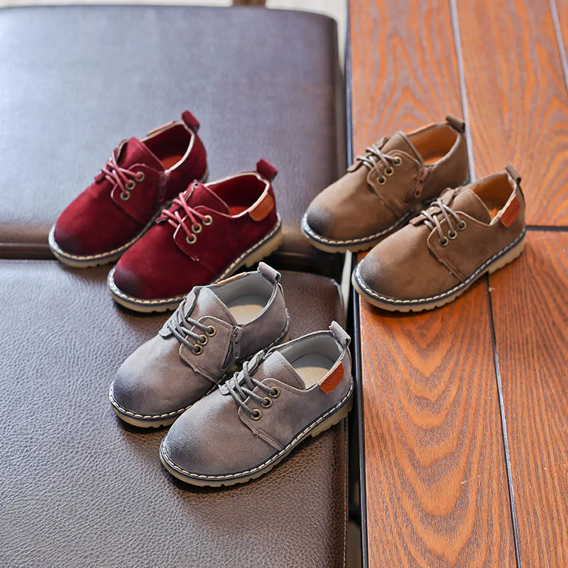 
 Высокое количество дешевая демисезонная детская кожаная обувь  