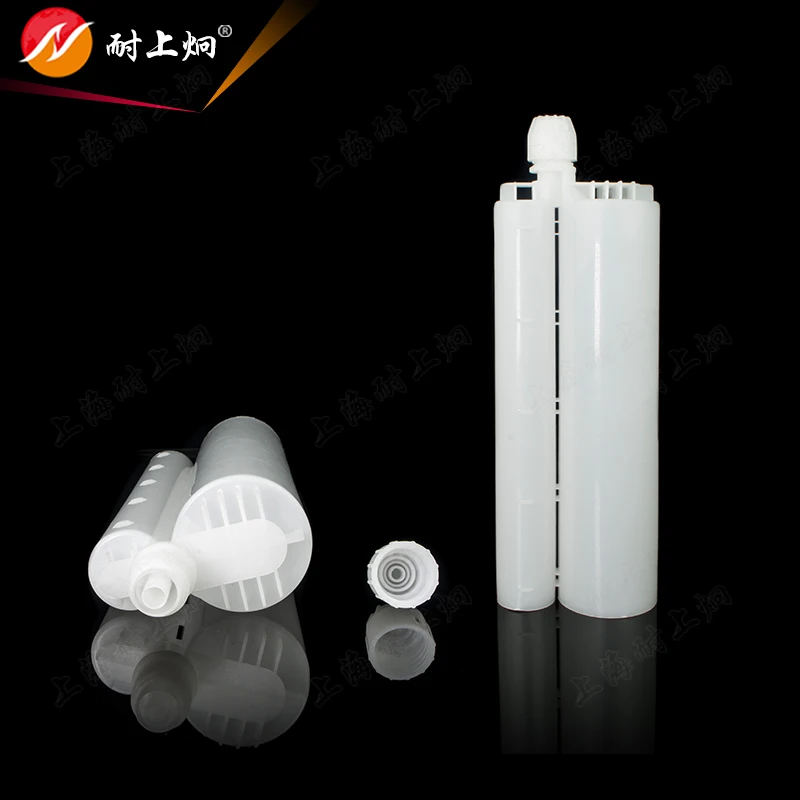 585ml Empty 3:1 Dual Epoxy Adhesive Cartridge Plastic Product for Chemical Anchoring