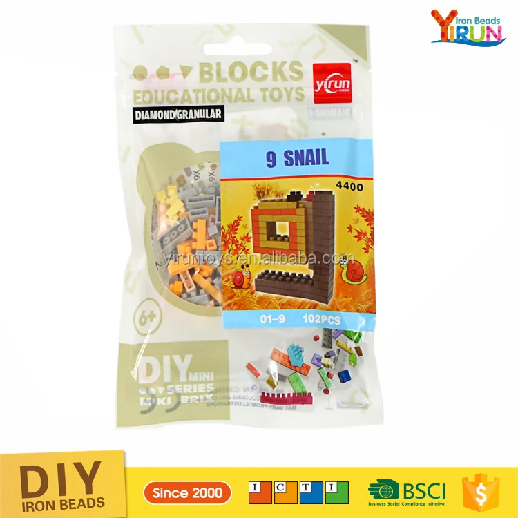 Детские игрушки 3D Пазлы мини цифра кирпич шт Nano Building Block