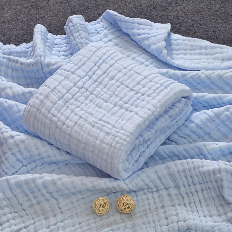 Прямая продажа с фабрики, оптовая продажа, Лот из 6 слоев 100% хлопковая муслиновая пеленка