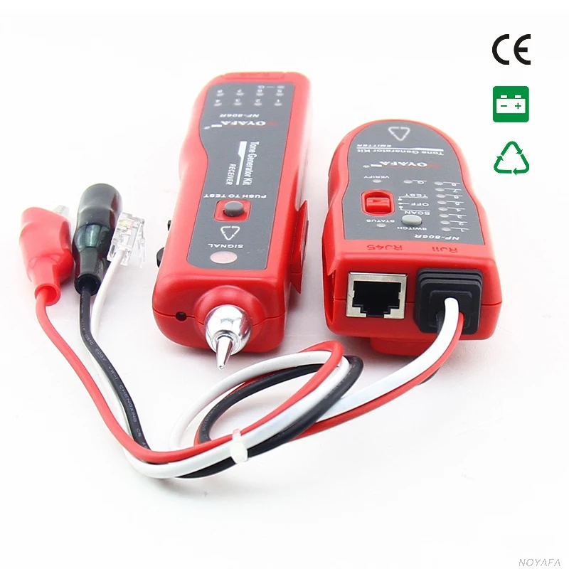 Noyafa NF-806 Tone Generator Probe LAN Cable Wire Tracker Tracer