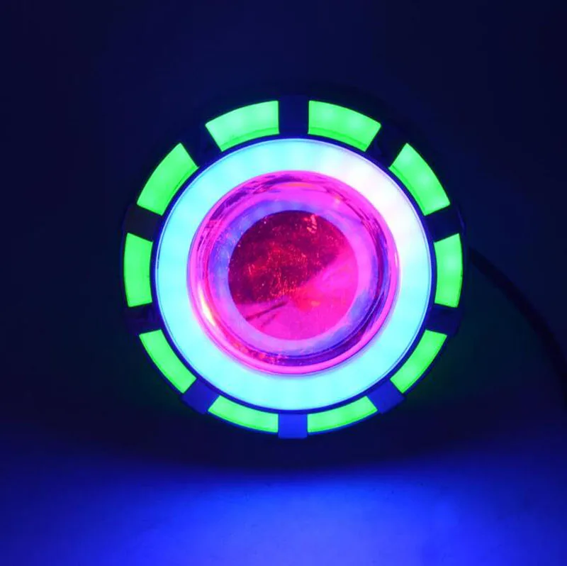 Двухцветные Биксеноновые лампы 8-30 в 15 Вт для фар «ангельские глазки»