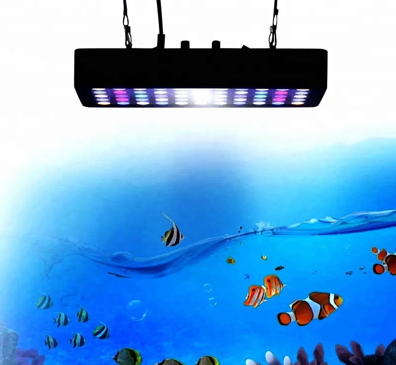 165W Full Spectrum LED Lighting System for Marine Aquariums