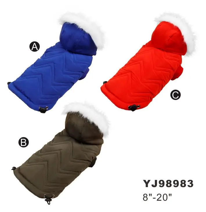 Tianyuan собака костюм ткань теплое зимнее пальто куртка