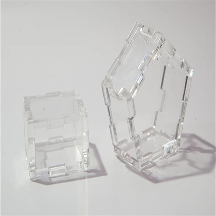 Transparent Persepx PC Computer Case Laser Cut Plexiglass Cube Box Custom Engraved Acrylic OUYA Cases