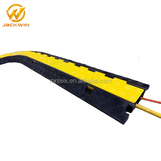 2 Channel Rubber Cable Protector Humps/Electrical Wire Cable Protector/Floor  Cable Cover - China Floor Cable Protector, Rubber Cable Protector