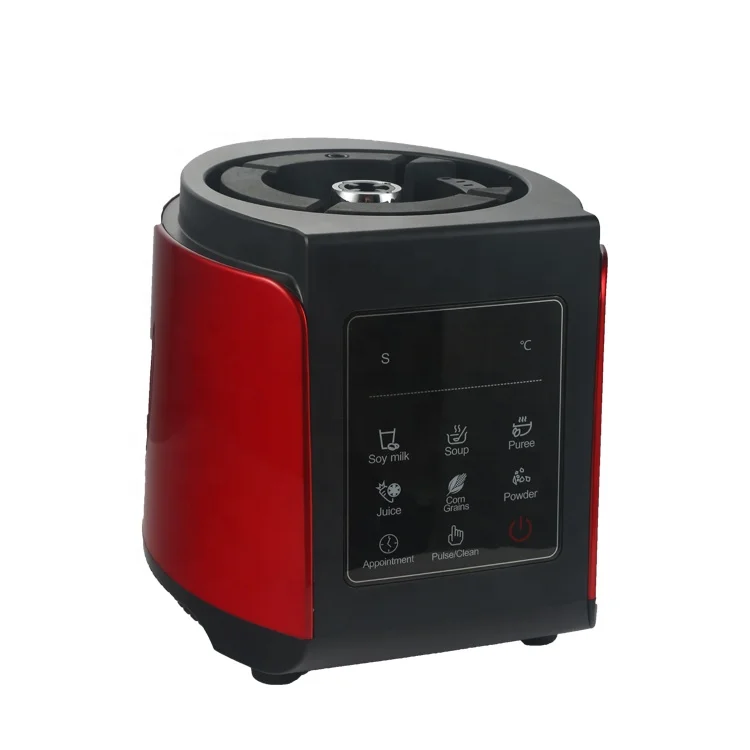Touchpad Juice Soup Maker Blender Soya Bean Multi Function Heating Blender