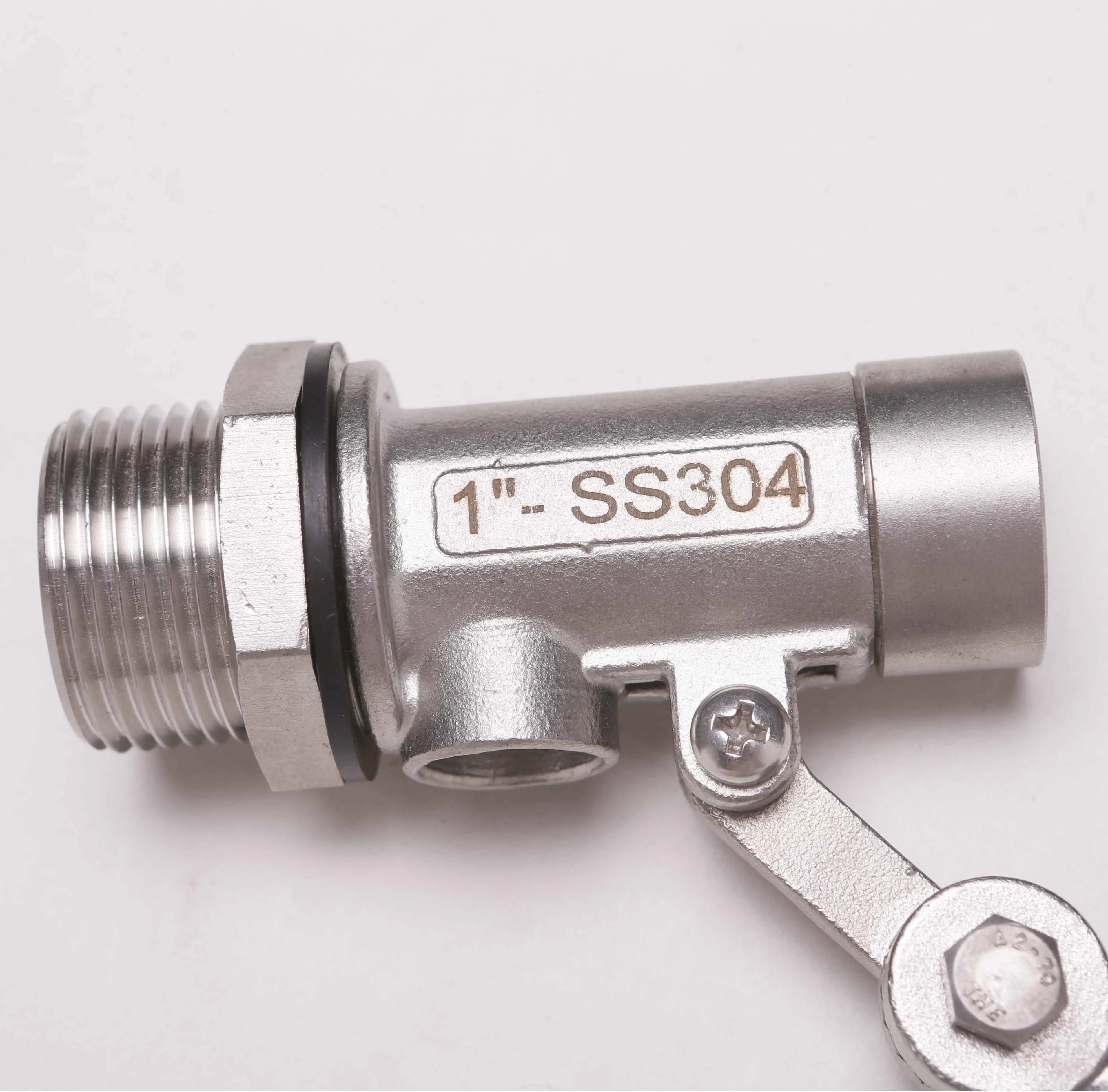 75 psi min ThyWay 1 Inch BSP Floating Ball Valve Male Thread Stainless Steel Automatic Tank Pool Water Level Float Valve 60 L 