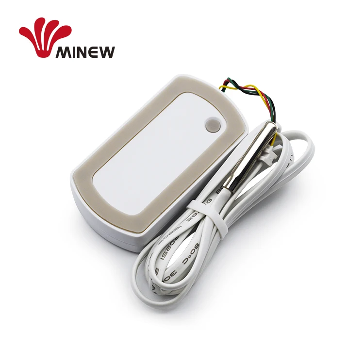 Minew S1 Bluetooth Beacon With Temperature and Humidity Sensor With Optional External Probe