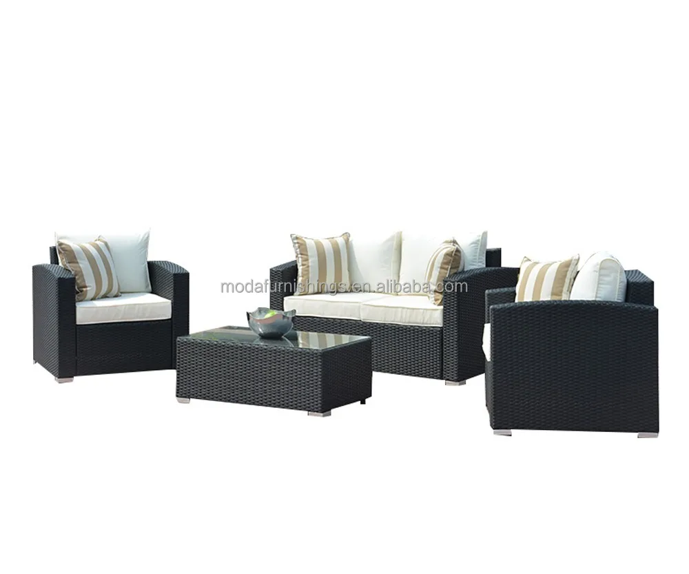 Modern Hot Sale Corner Sofa Set Wicker Patio Furniture