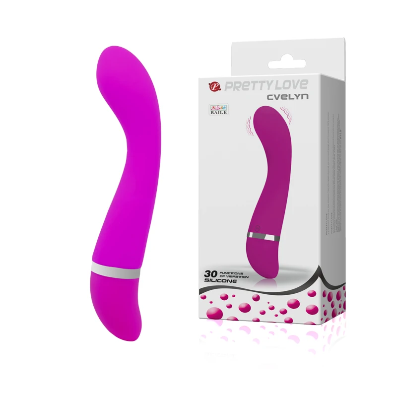 Silicone Material 30-function Vibrations 2 AAA Batteries Vibrator Sex Toy for Women