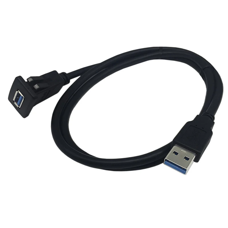 2,0 3,0 usb-разъёмы штепсельного и розеточного к женскому прямоугольный скрытого для крепления на вводный панель код волоконно оптический кабель для автомобиля грузовика лодка мотоциклетная приборная панель