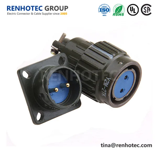 Connettore Circolare 16 Pin Y2M-16TK In Alluminio Nero - Foro 21.5mm - Foto 9