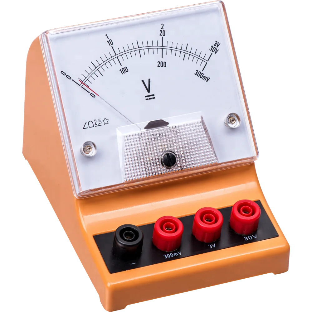 Voltmètre analogique AC DC, Voltmètre éducatif, MCP MS302 - Global  Equipement SUARL