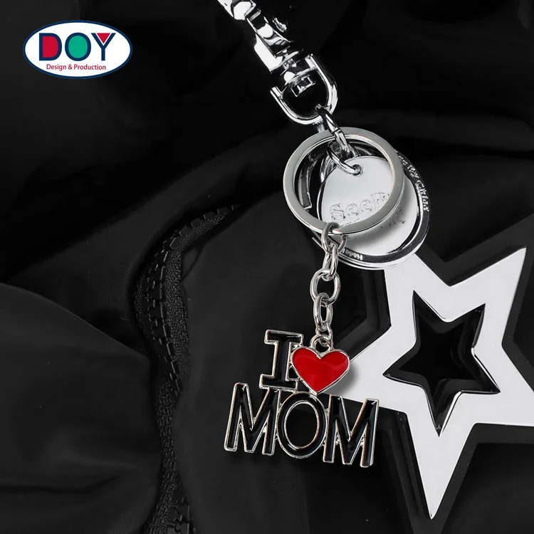 Key Chain Maker No Minimum Unique Custom 3d Words Love Heart Shaped