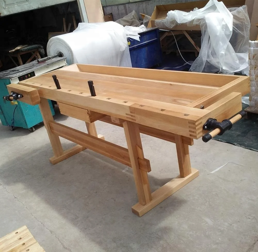 Beech Woodworking Bench For Sale