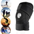 1pc Adjustable Sports Training Elastic Knee Support Brace Kneepad Adjustable Patella Knee Pads Hole Kneepad Safety