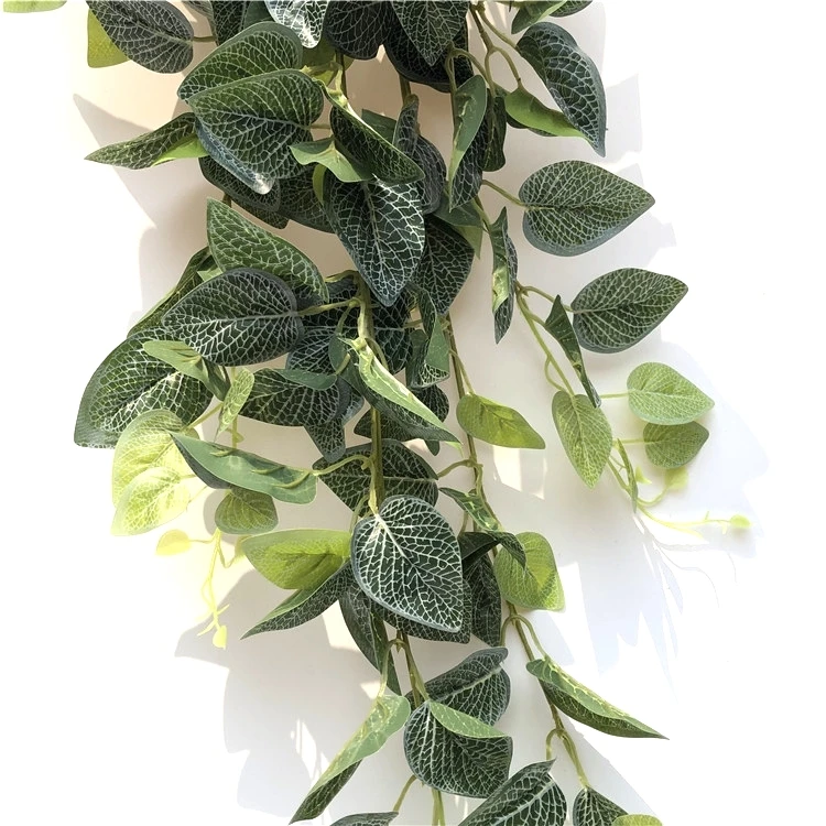 Wholesale Plastic Artificial Green Leaves Green Spring Grass Wall Hangings Plants for Decoration