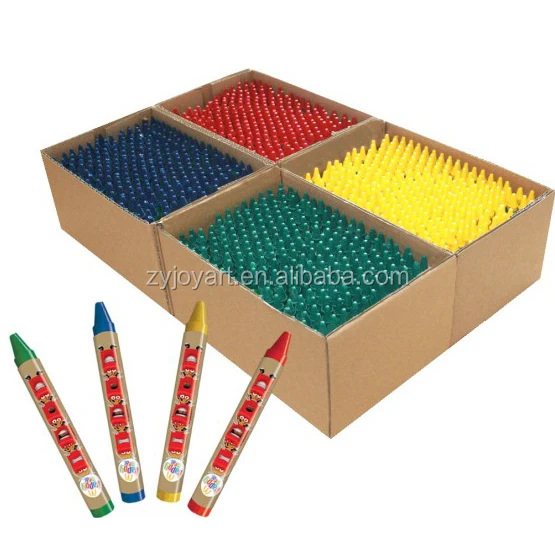 Восковые карандаши на основе воска оптом набор карандашей одноцветных (64 цвета выбор) восковой Карион парафиновый воск CN;ZHE