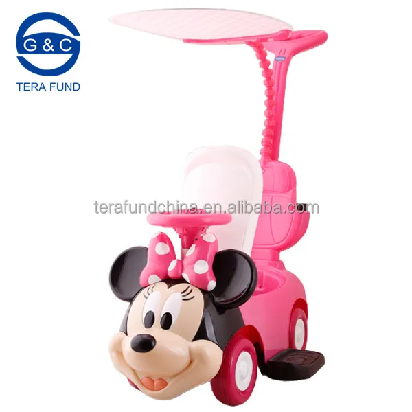 Minnie Licensed Pink Ride On Car With Canopy For Kids Girl Ride On Car View Licensed Ride On Terafund Product Details From Fuzhou Tera Fund Plastic Products Co Ltd On Alibaba Com