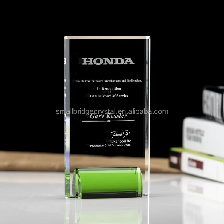 New Design Wholesale Business Gift K9 Laser Crystal Trophy Award