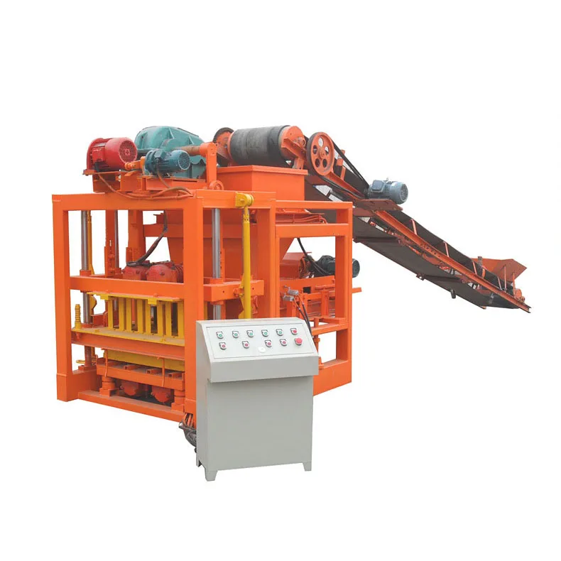 QTJ4-28 Concrete Hollow Block Making Machine Tunisia   Fly Ash Brick Block Making Machine on Sale