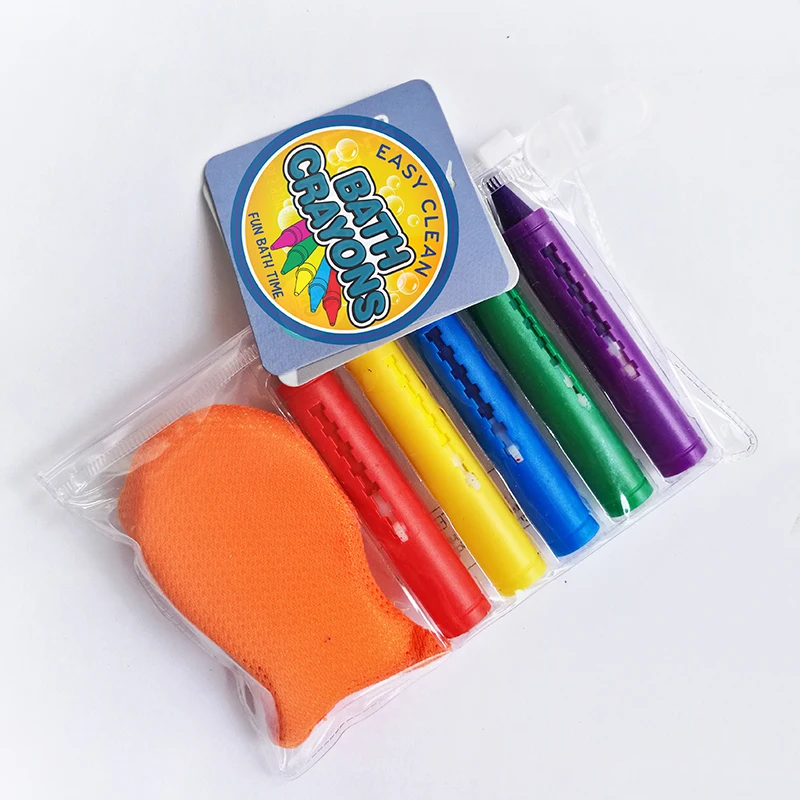 Bath Crayons Set Bathtub Crayons Washable Easy Clean Bathtime