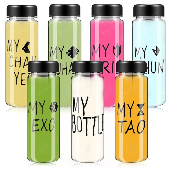 Бутылка для воды 500 мл, моя бутылка в Корейском стиле с подарочным мешком