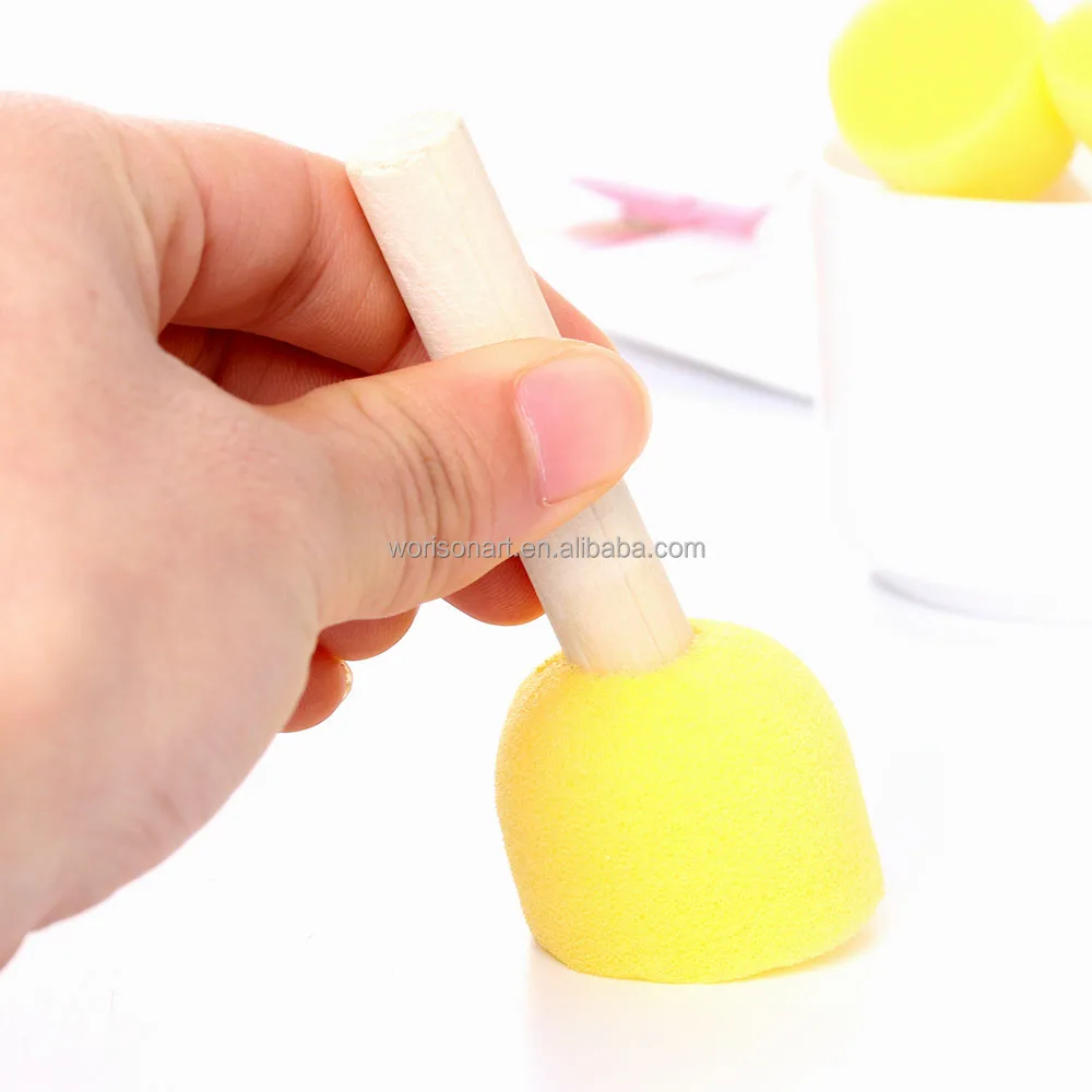 Schwammmalerei-Set 47 Teile – Pinsel, Stempel, Bürsten Für Kinder | DIY Malen, Frühe Kreativitätsförderung