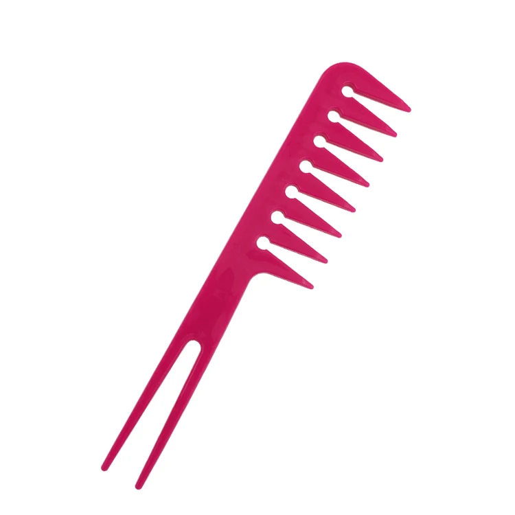 Amber Magic Tail Comb for Salon Plastic Lift Trendy Hair Fish Comb