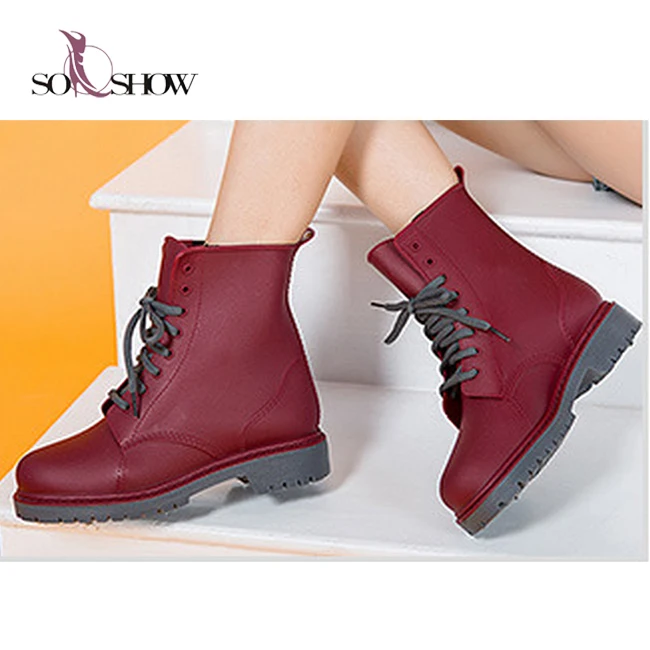 Модные резиновые сапоги для женщин, черные дешевые защитные сапоги