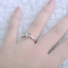 Jewelry real natural GIA Certified main diamond 18k ring