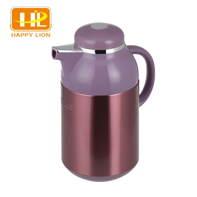 Happy Lion Arabic Thermos Vacuum Flask Glass Linner Refill Pink & White ...