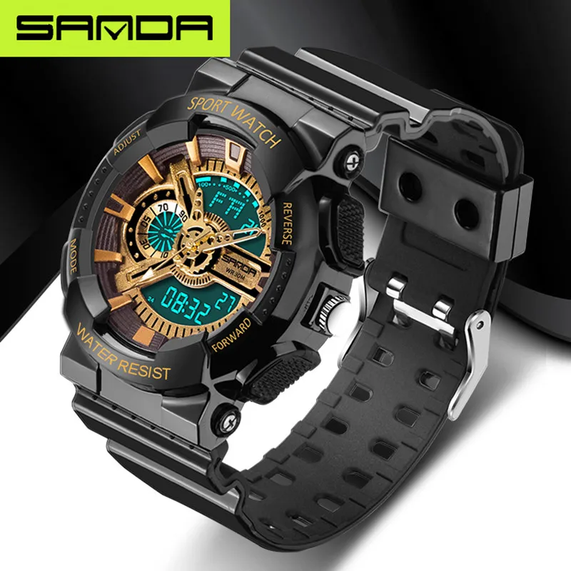 2016 new listing fashion watches men watch waterproof